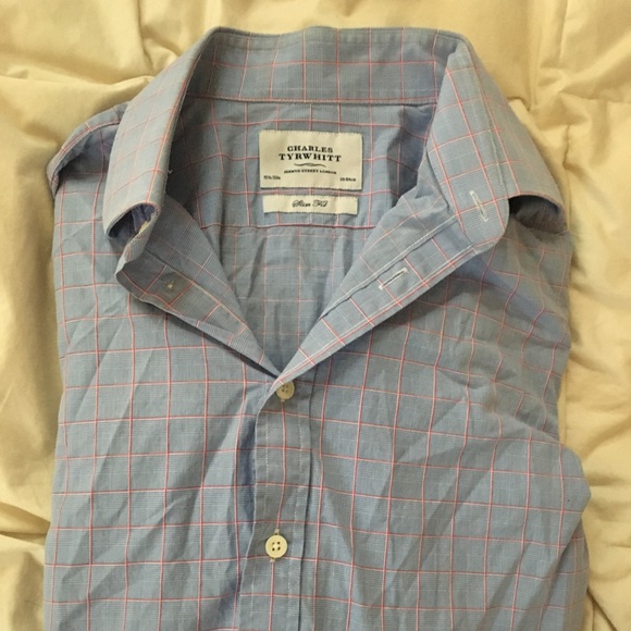 Charles Tyrwhitt Checkered Longsleeve Buttonup - Picture 1 of 2